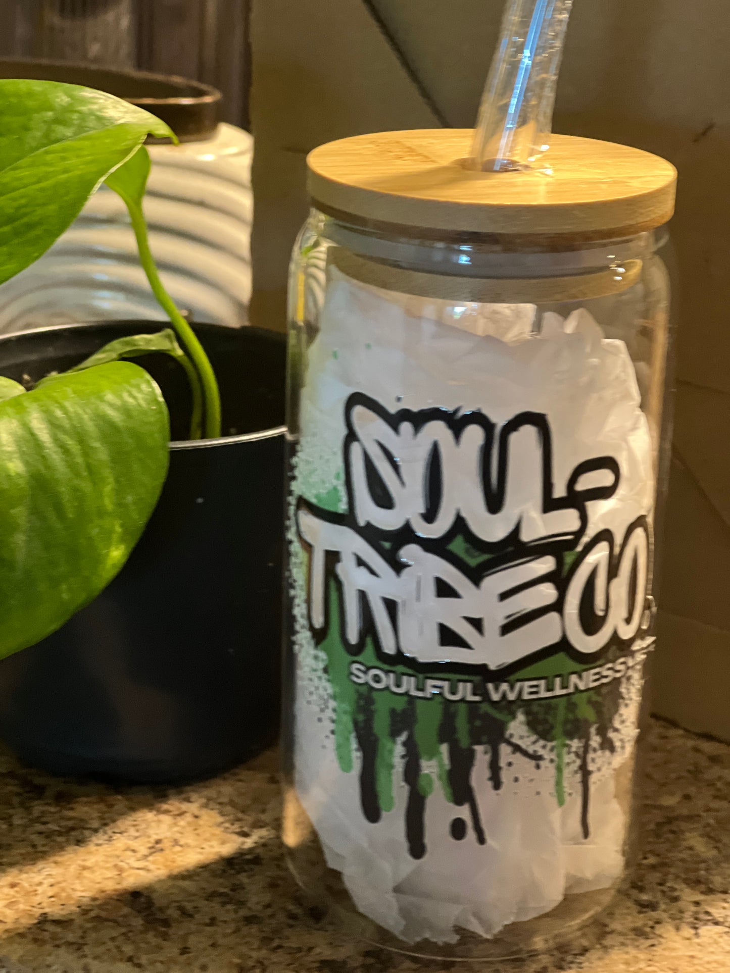 Soul Tribe Glass Tumbler