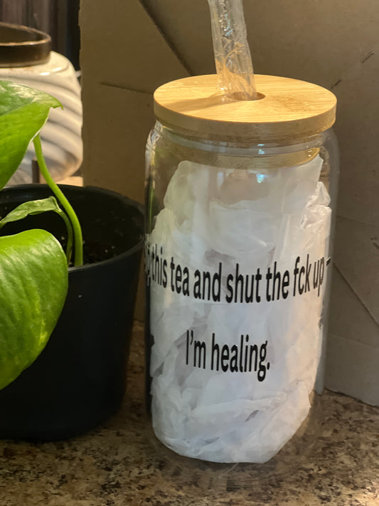 Soul Tribe Glass Tumbler